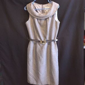 Wool-blend dress